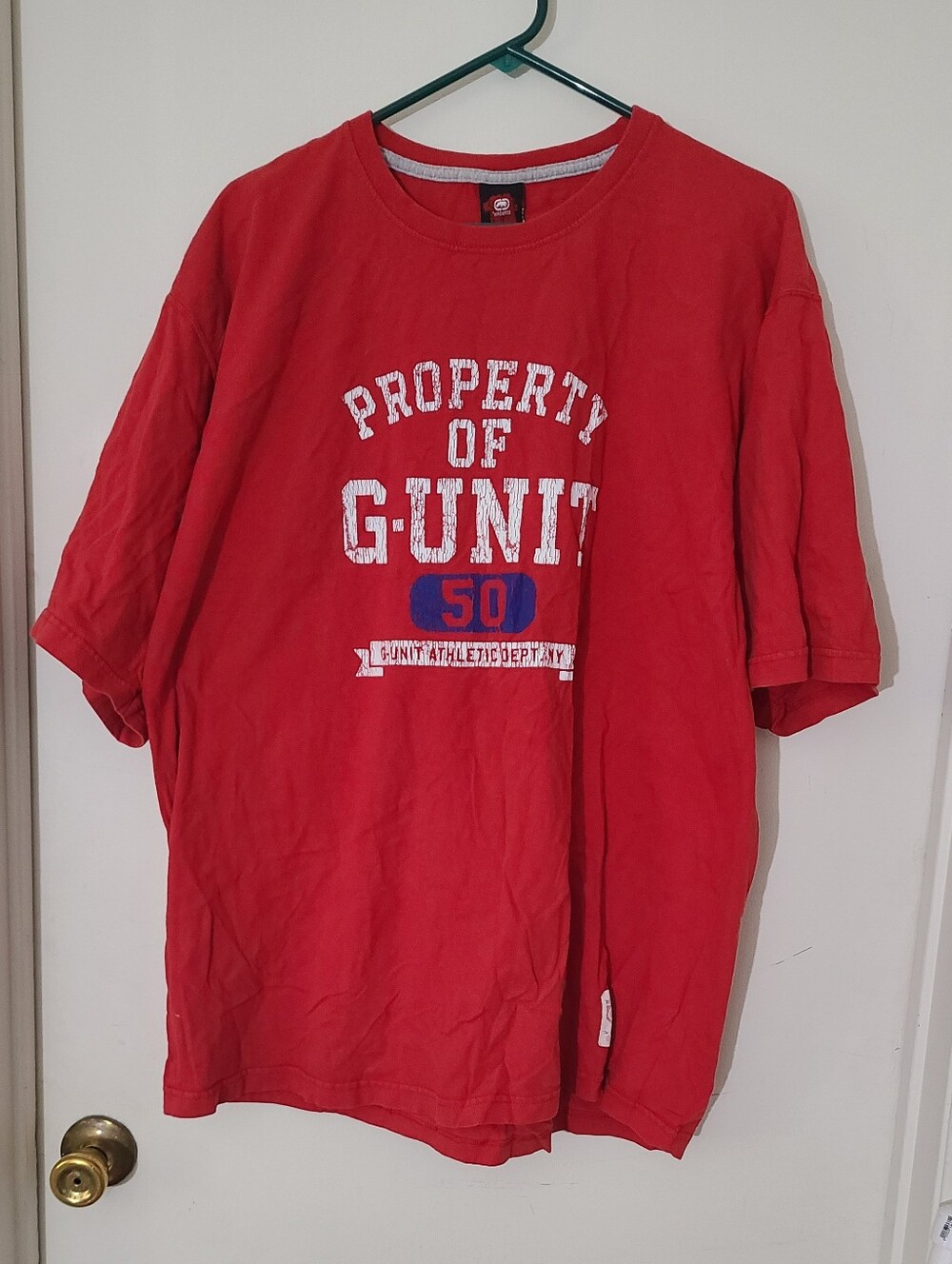 Vintage Ecko Unltd x G-Unit Red Tee 2XL Vintage 50 Cent Y2K Hip Hop Streetwear